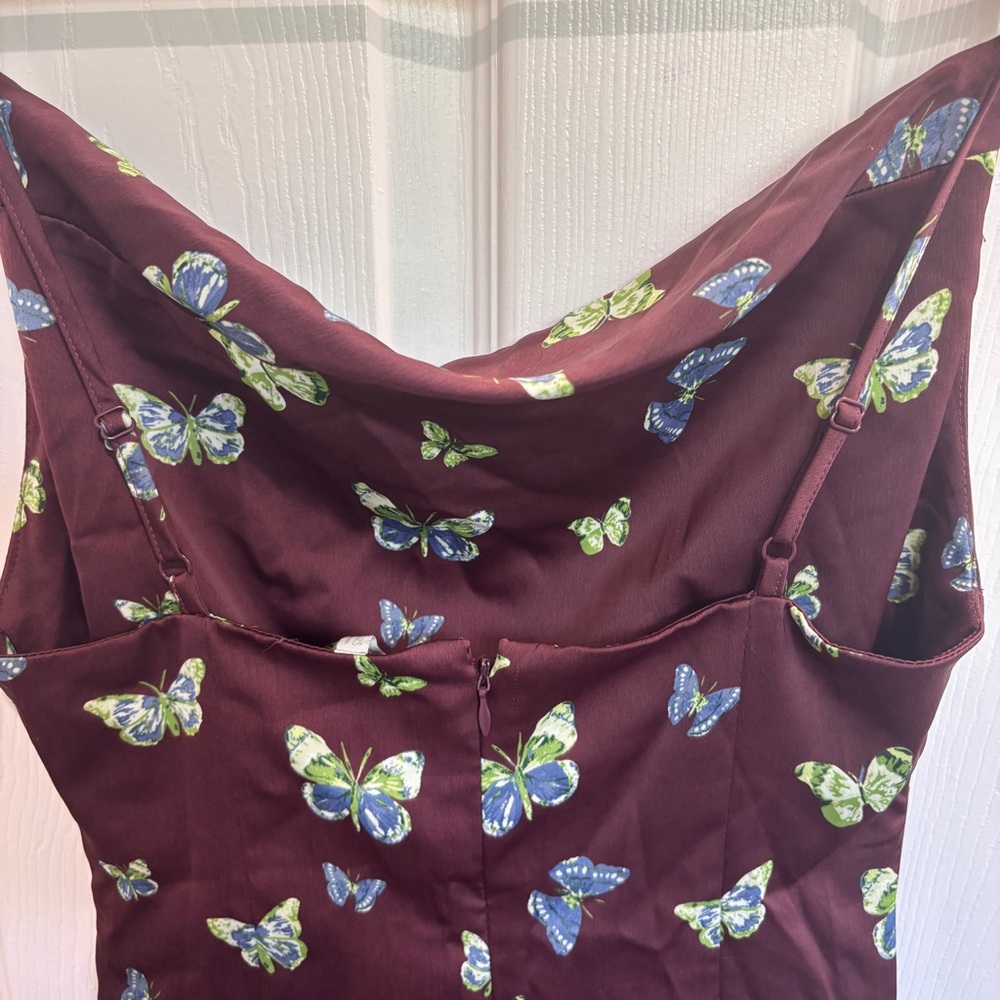 Urban Outfitters Mallory Butterfly Mini Slip Dress - Picture 8 of 11